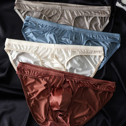 Sexiga briefs med låg midja och konturerad ficka för män