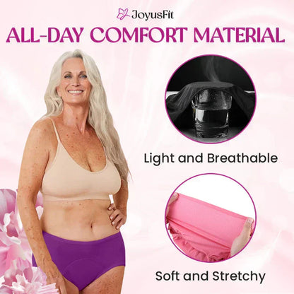 🩲 NU 50 % RABATT! 🔥 Högmidjade, läckagesäkra menstrosor – Absorberande, andningsbara och luktneutraliserande – ger ett skydd som motsvarar upp till 3 tamponger – bekväma att ha på sig hela dagen 🩸