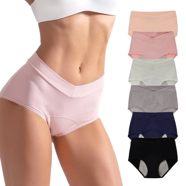 🩲 NU 50 % RABATT! 🔥 Högmidjade, läckagesäkra menstrosor – Absorberande, andningsbara och luktneutraliserande – ger ett skydd som motsvarar upp till 3 tamponger – bekväma att ha på sig hela dagen 🩸