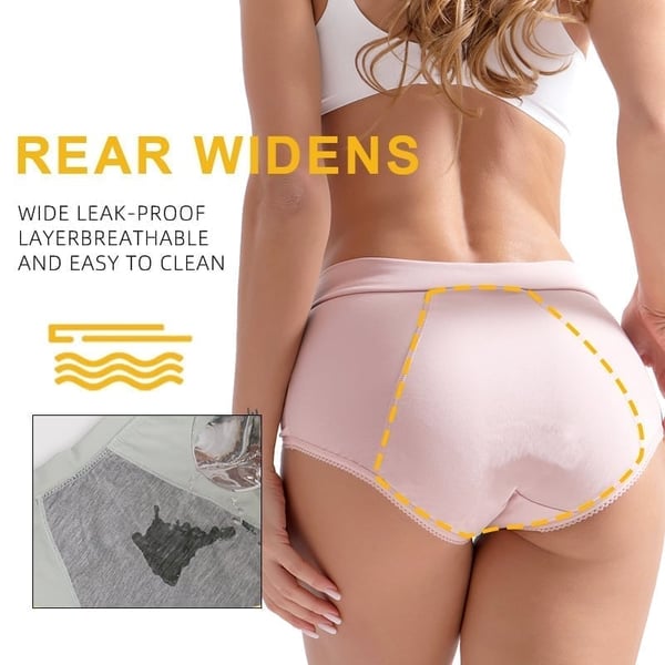 🩲 NU 50 % RABATT! 🔥 Högmidjade, läckagesäkra menstrosor – Absorberande, andningsbara och luktneutraliserande – ger ett skydd som motsvarar upp till 3 tamponger – bekväma att ha på sig hela dagen 🩸