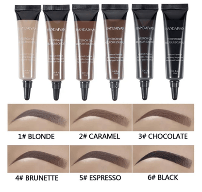 ⏳Köp 1 få 1 gratis⭐Långvarig, vattenfast och smetfri flytande ögonbrynsgel/färg (med gratis pensel)❤️