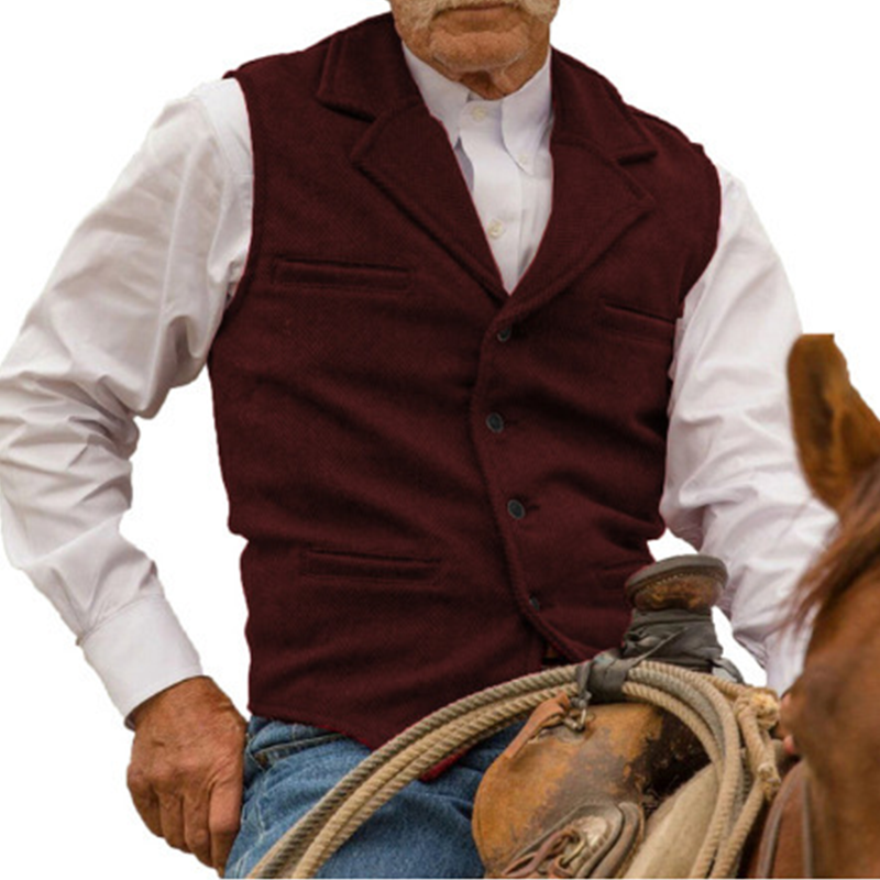 Slim Fit-väst för män, casual business