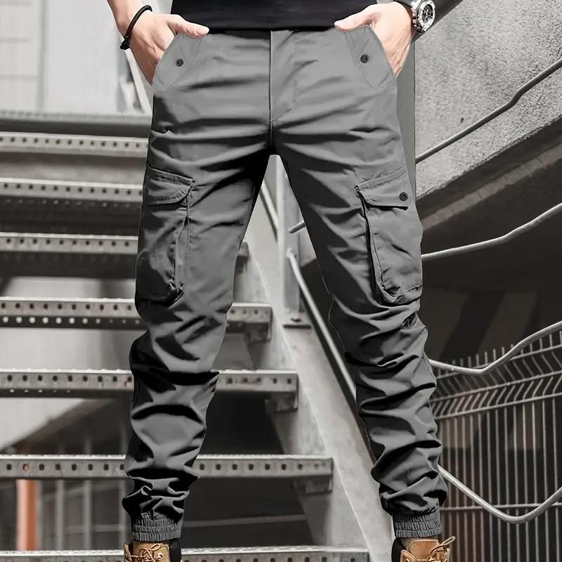 👖🎯Urban Tactical Cargo-byxor – Avsmalnande Passform & Många Fickor