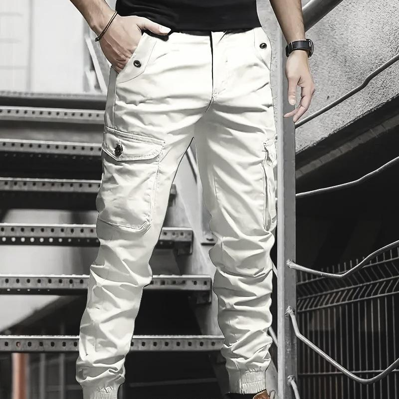 👖🎯Urban Tactical Cargo-byxor – Avsmalnande Passform & Många Fickor