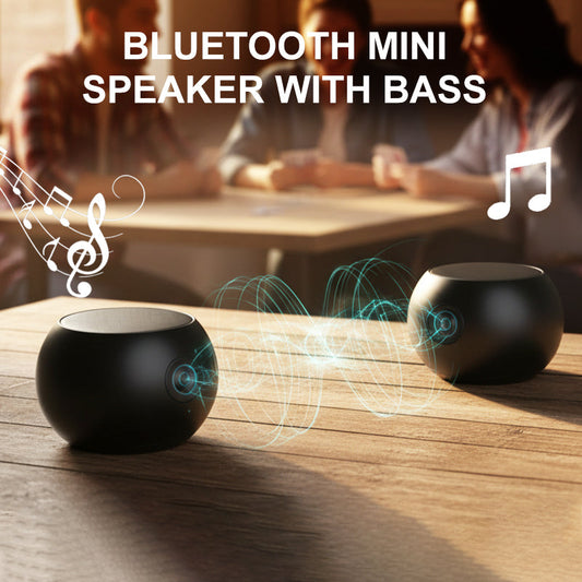 🎵 50 % RABATT! 🔊 Mini Bluetooth-högtalare med bas – Kraftfullt ljud, kompakt och bärbar 📱