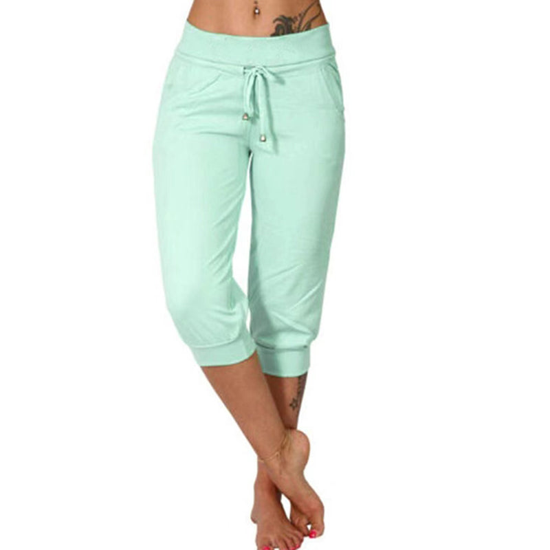 Korta sweatpants med dragsko i midjan för avkoppling