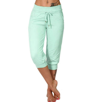 Korta sweatpants med dragsko i midjan för avkoppling