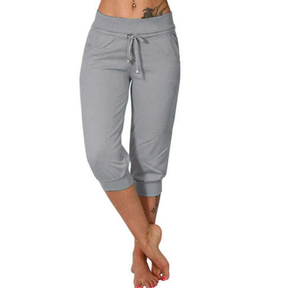 Korta sweatpants med dragsko i midjan för avkoppling