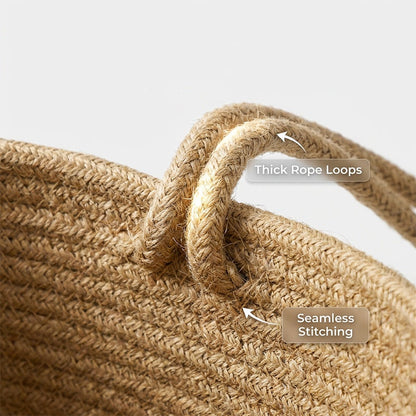 🧺 50% RABATT NU! 🌿 3-Nivå Vägg-Hängande Förvaring – Boho Rep & Utrymmesbesparare – Organisera med Stil 🏡