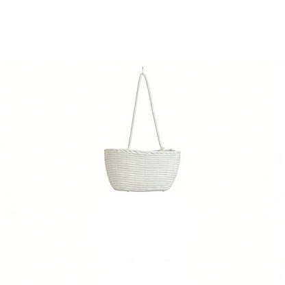 🧺 50% RABATT NU! 🌿 3-Nivå Vägg-Hängande Förvaring – Boho Rep & Utrymmesbesparare – Organisera med Stil 🏡