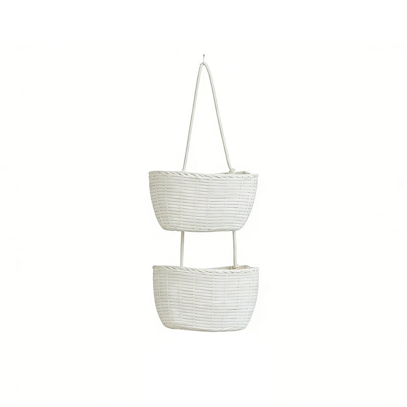 🧺 50% RABATT NU! 🌿 3-Nivå Vägg-Hängande Förvaring – Boho Rep & Utrymmesbesparare – Organisera med Stil 🏡