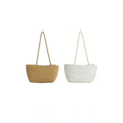 🧺 50% RABATT NU! 🌿 3-Nivå Vägg-Hängande Förvaring – Boho Rep & Utrymmesbesparare – Organisera med Stil 🏡