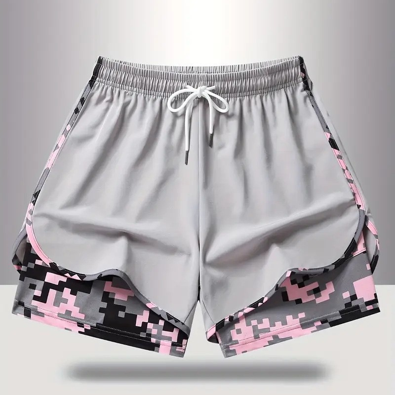 🏃‍♀️ 50% RABATT 🔥 | 2-i-1 Sportshorts – Andningsbart & Kamouflagefoder