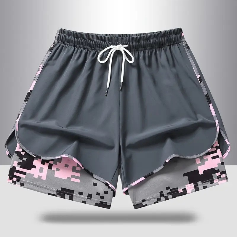 🏃‍♀️ 50% RABATT 🔥 | 2-i-1 Sportshorts – Andningsbart & Kamouflagefoder