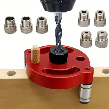 🔧 50% RABATT! 🪚 Självcentrerande Dymlingsjigg för Trä – Precisionsborrning, Justerbar Design & Perfekt För Exakta Träförbindelser 🛠️