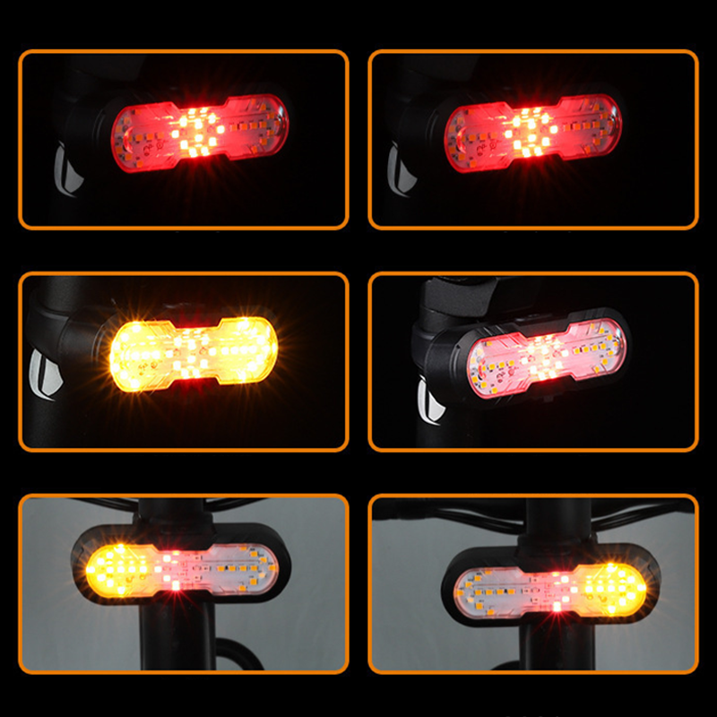 ⏰🚴‍♂️ ENDAST UNDER EN BEGRÄNSAD TID: -50 % 🔥 Smart säkerhetslampa för cyklar med trådlös fjärrkontroll – ett måste för säker cykling ✨