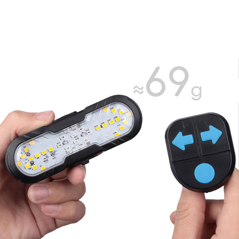 ⏰🚴‍♂️ ENDAST UNDER EN BEGRÄNSAD TID: -50 % 🔥 Smart säkerhetslampa för cyklar med trådlös fjärrkontroll – ett måste för säker cykling ✨