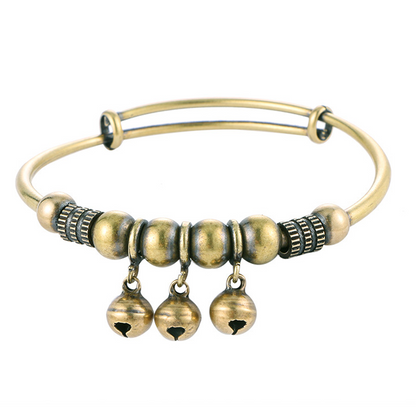 Justerbart armband med klockformad design i push-pull-stil