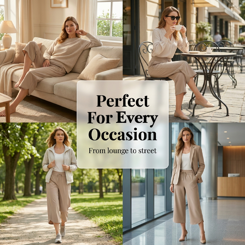 👖 ✨50 % RABATT!✨ Avslappnade, vida capribyxor för dam – bekväma, avslappnade och mångsidiga! ✨