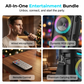🔥📢Bärbar Bluetooth-högtalare med trådbunden mikrofon