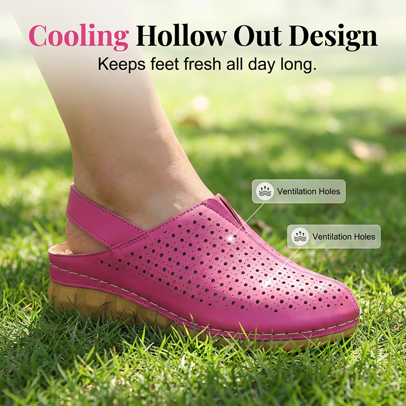🌬️☀️ 50% RABATT 👡 Andningsbara sandaler med tjock sula – enkel design, maximal komfort & sommarfrihet 🌿