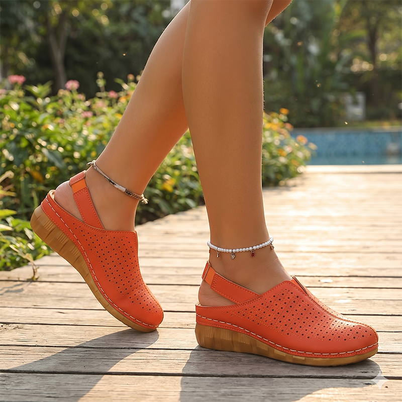🌬️☀️ 50% RABATT 👡 Andningsbara sandaler med tjock sula – enkel design, maximal komfort & sommarfrihet 🌿