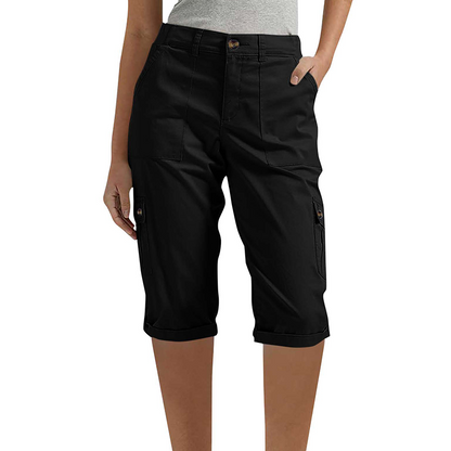 👖 Casual cargobyxor i capri-längd för dam – praktiska fickor, bekväm passform, mångsidig stil 🌟