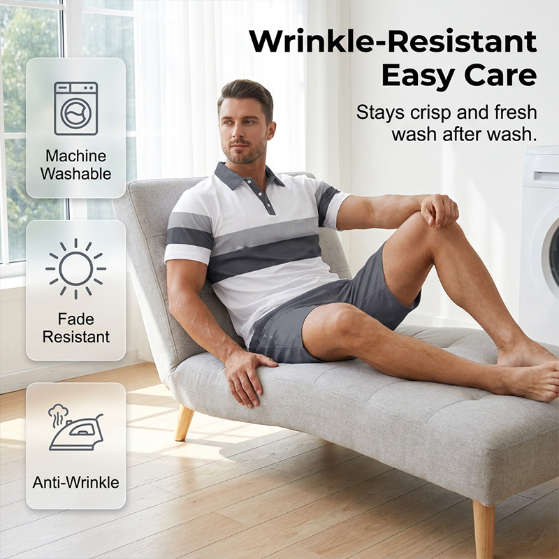 ⏳Tidsbegränsat 50% rabatt⏰Herr Tvådelat Set – Skjorta och Shorts👕🩳