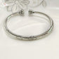 ⌛Tidsbegränsat erbjudande – Silverarmband med vintagblommönster