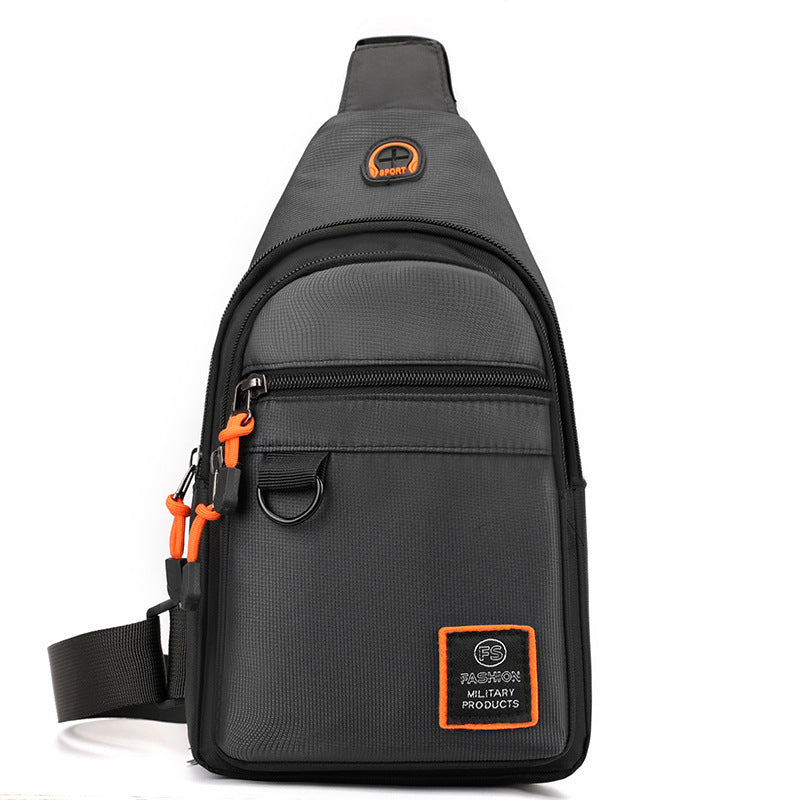 🎒✨ Vattentät crossbody-väska med flera fickor – smart förvaring, justerbar rem, hörlursuttag 🌧️