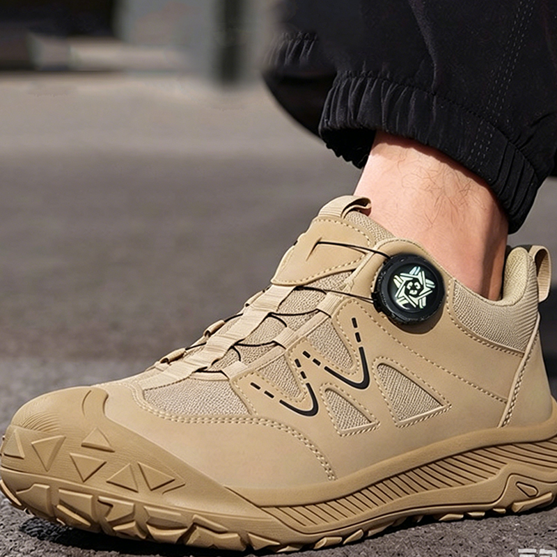 📢 FRI FRAKT! 🎁 50% RABATT! Säkerhetsskor för män med stålhätta och roterande snörning – skydd, komfort & snabb passform på sekunder 👞🔒