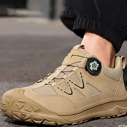📢 FRI FRAKT! 🎁 50% RABATT! Säkerhetsskor för män med stålhätta och roterande snörning – skydd, komfort & snabb passform på sekunder 👞🔒