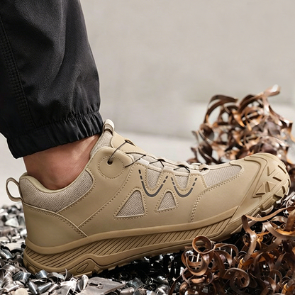 📢 FRI FRAKT! 🎁 50% RABATT! Säkerhetsskor för män med stålhätta och roterande snörning – skydd, komfort & snabb passform på sekunder 👞🔒