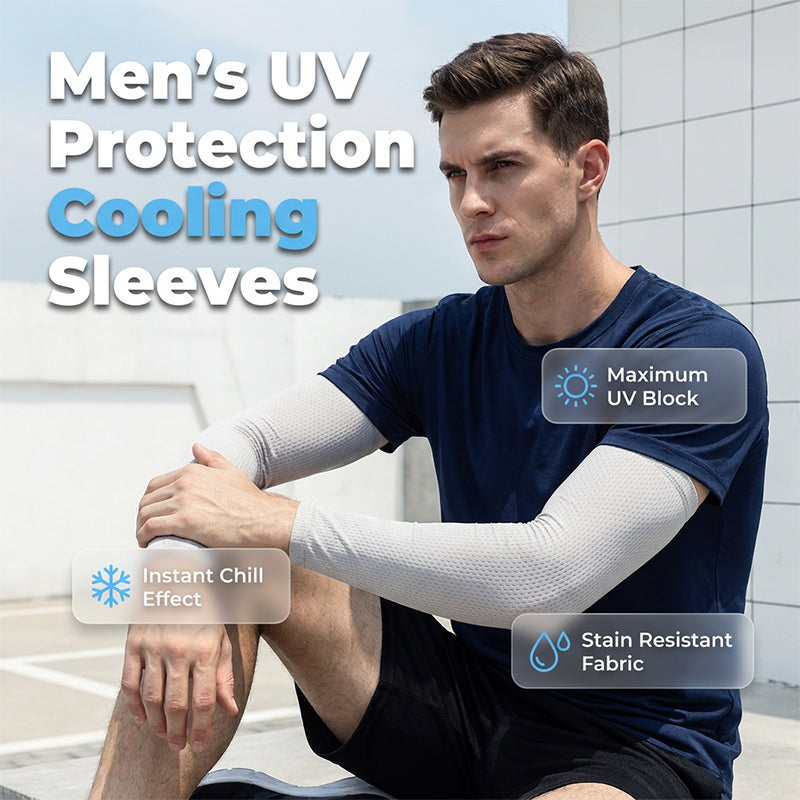 Armvärmare med UV-skydd, andningsbara och svalkande