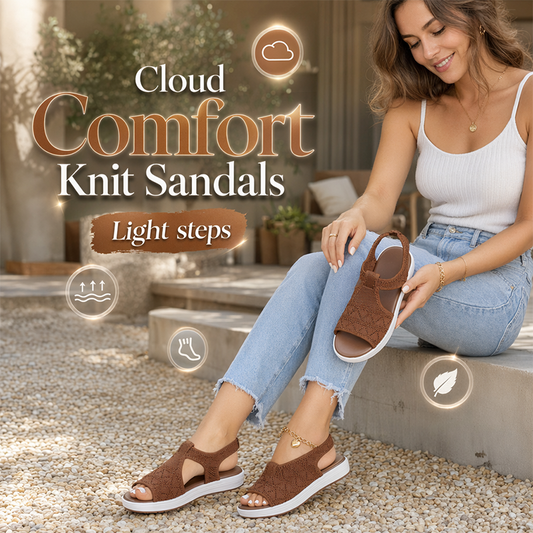 ☁️Damsandaler med peep toe – Kliv in i komforten idag🔥✨