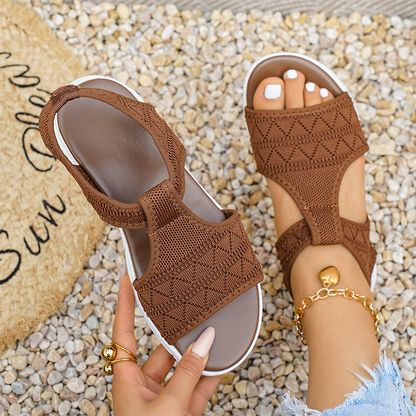 ☁️Damsandaler med peep toe – Kliv in i komforten idag🔥✨