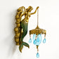 🧜‍♂️ Vintage vägglampa i sjöjungfrustil 🏘️ För användning både inomhus och utomhus