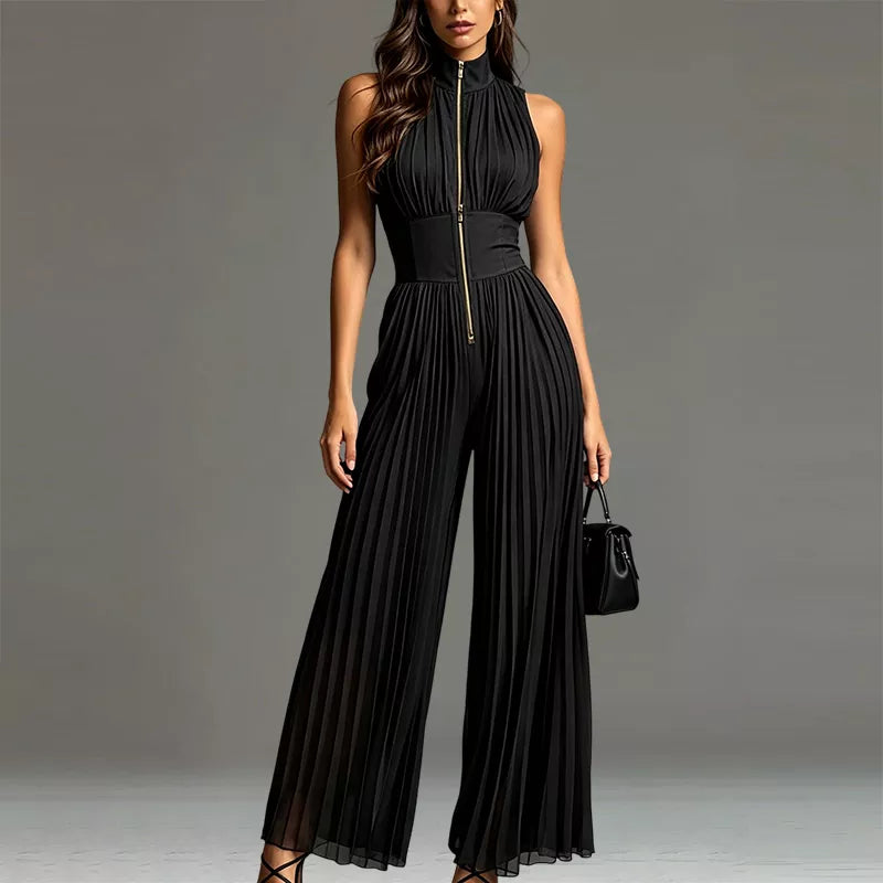 🎁💥Flödande veckad jumpsuit