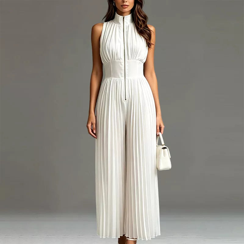 🎁💥Flödande veckad jumpsuit