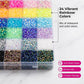Bländande 3 mm-kit med strass i harts