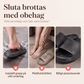 Unisex sommartofflor med monogram och metallkedja