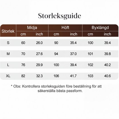 🌺💐Damens eleganta utsvängda kostymbyxor
