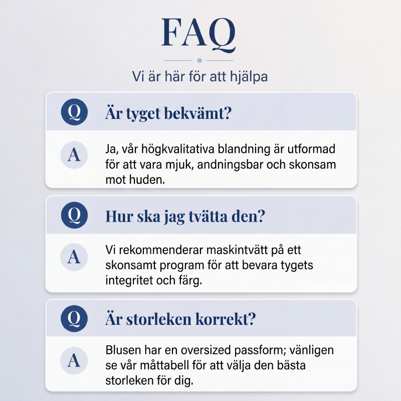 Kvinnors ledig tröja med rund hals och 3/4-ärmar
