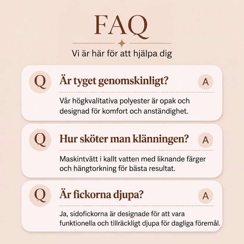 Kvinnors kortärmad tryckt klänning med fickor