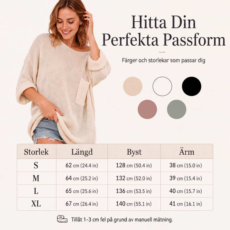 Ny kollektion🛍️Klassisk rundhalsad tröja i mjuk kvalitet – tidlös stil för alla tillfällen