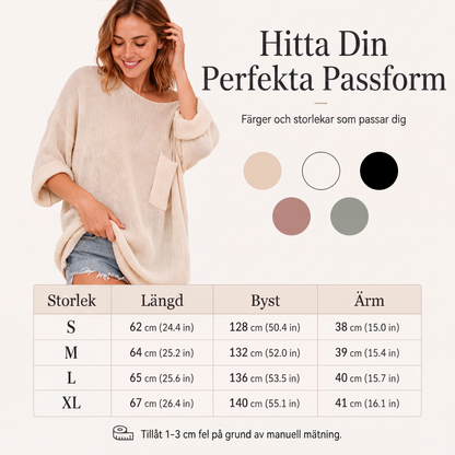 Ny kollektion🛍️Klassisk rundhalsad tröja i mjuk kvalitet – tidlös stil för alla tillfällen