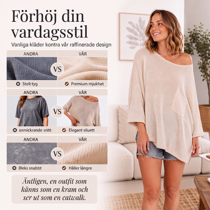 Ny kollektion🛍️Klassisk rundhalsad tröja i mjuk kvalitet – tidlös stil för alla tillfällen