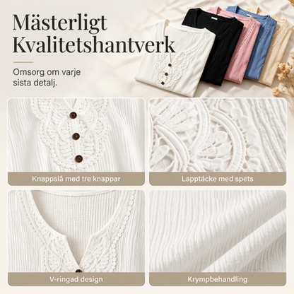 🔥🎁Blus för arbetskläder med enkel elegans