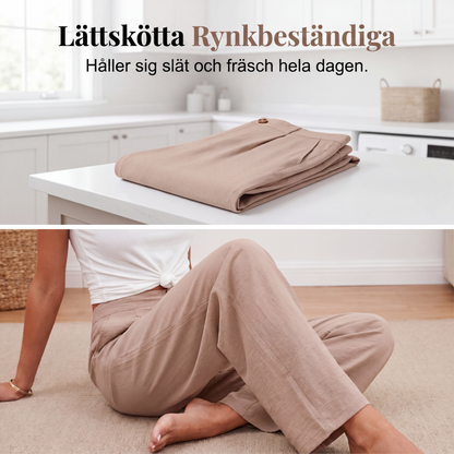 Damställ Vida Fritidsbyxor med Hög Midja