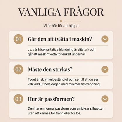 Damens mångsidiga långärmade skjorta i silkeslen satin